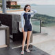 
Yimeishan professional flat-angle one-piece racing swimsuit for women adults 2025 new swimming pool special high-end meat cover