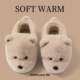 Shit feeling cotton slippers for women, winter with heel and outer wear 25 new indoor home thick-soled warm plush cotton shoes for men