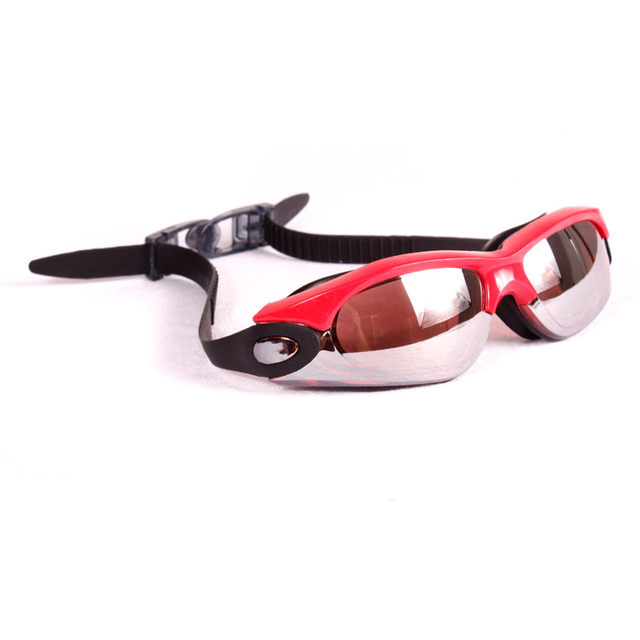 
Sanqi swimming goggles, electroplated large frame swimming goggles, comfortable, waterproof and anti-fog swimming goggles for men and women, adjustable