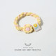 Sunflower lamb yellow hair braided hair rope in autumn and winter cute couple giving best friend hair rope hair accessories simple
