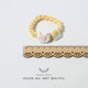 Sunflower lamb yellow hair braided hair rope in autumn and winter cute couple giving best friend hair rope hair accessories simple
