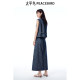 Peacebird Women's Summer 2025 New Denim Long Dress A1GFF2224