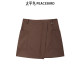 
Peacebird Women's Bath Style Skirt New High Waist A-line Short Skirt A1GEF1124