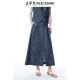 Peacebird Women's Summer 2025 New Denim Long Dress A1GFF2224