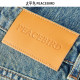 Peacebird Women's Autumn New Embossed Wide Leg Jeans A3HAE3427
