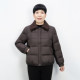 Mother in her 50s winter down jacket short casual and warm 2025 new middle-aged women's down jacket white duck down