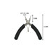 Fine small stainless steel toothless fine needle nose pliers round nose oblique shear hand-wrapped jewelry diy jewelry tool pliers