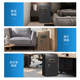 Fresh One safe home office small safe 60cm clip 10,000 password fingerprint anti-theft bedside table safe office safe home 2025 new model