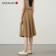 
Yizhihui Milk Milk Khaki Commuter A-line Skirt 2025 Spring