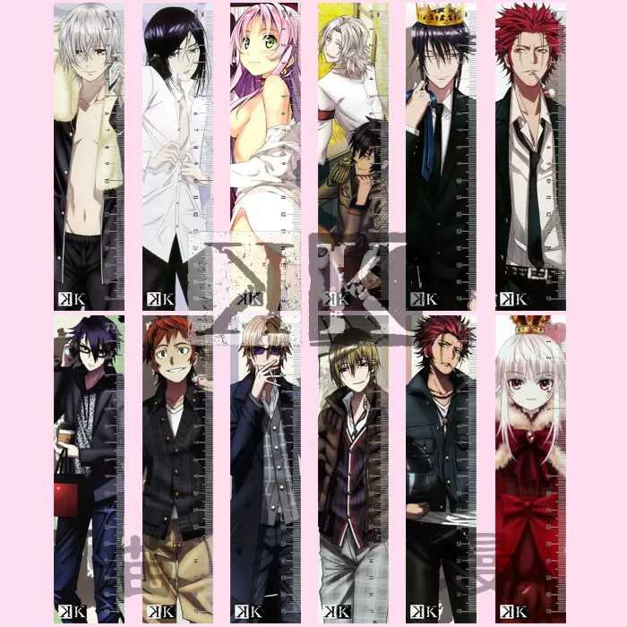 动漫直尺k 伊佐那社周防尊夜刀神狗朗宗像礼司尺子套装包邮 动漫直尺k 伊佐那社周防尊夜刀神狗朗宗像礼司尺子套装包邮