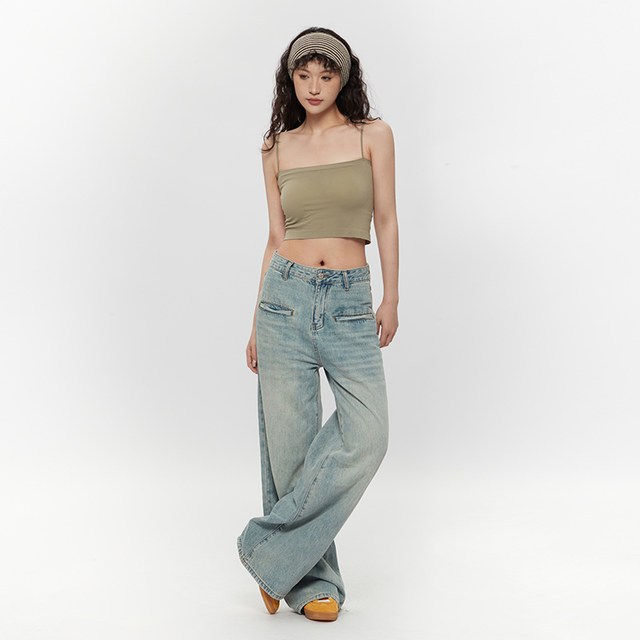 Airhood anti -free light, no trace strap vest, beauty back, fixing chest pad, bottoming hot girl tube top top
