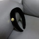
Partyme handmade retro gold label velvet headband, high-end headband, round face slimming retro hair accessories