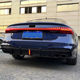 Suitable for 19-25 Audi A7 modified S7 four-out exhaust tail throat a7l rear tail lip with navigation light rear surround