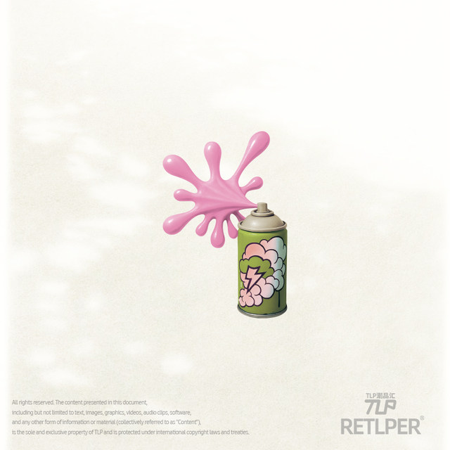 
RETLPER hollow sticker original spray can street graffiti three-dimensional car and motorcycle waterproof flat sticker