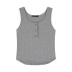 MISAZ summer b preparation! Basic slim lace suspender vest, soft and elastic U-neck button top
