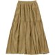 KNgs summer retro simple gentle style drooping solid color elastic waist splicing long skirt cake skirt women's skirt