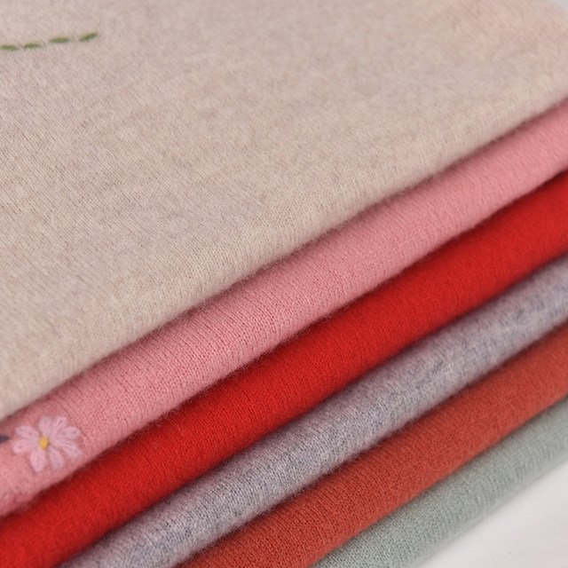 Fashion Mom 100% Pure Cardigan Pullover Sweater Women's Fall and Winter Half-high-neck Middle-aged and Elderly Knitted Base Shirt Top