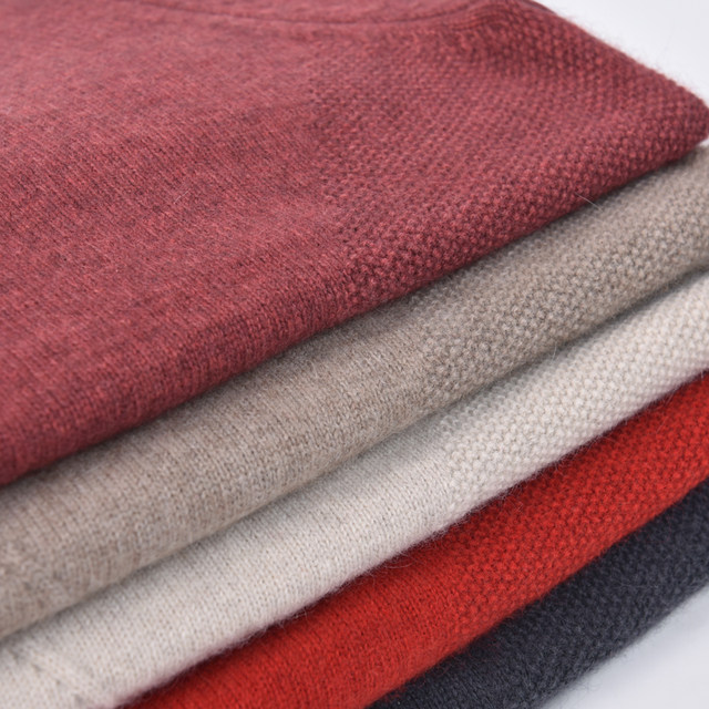 Western mother's half turtleneck pure wool sweater women's autumn and winter thick sweater middle-aged and elderly solid color bottoming shirt loose