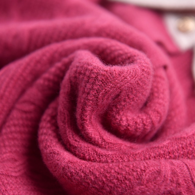 Young mothers wear autumn and winter clothes new style 100% pure wool knitted cardigan middle-aged women's sweater jacket