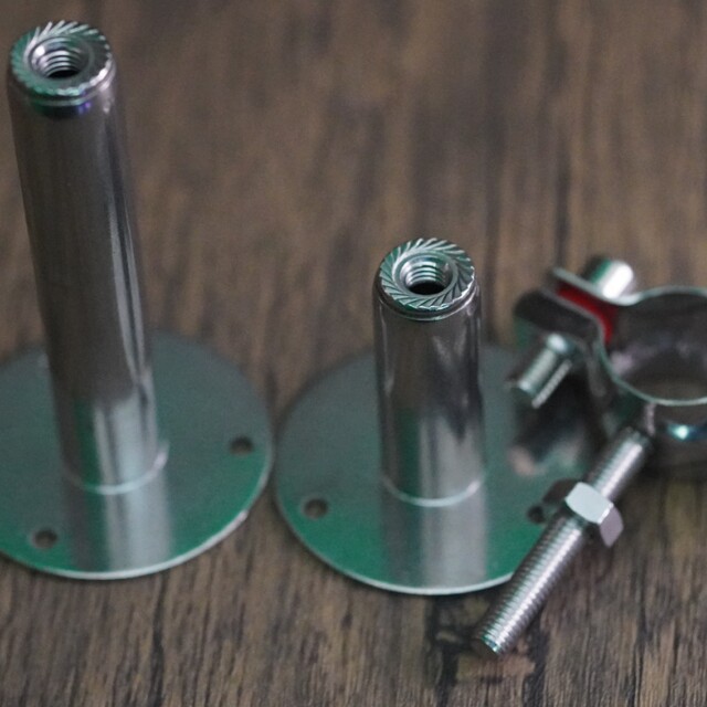 304 stainless steel adjustable tube bracket can telescopic tube clamping tube coding coding tube hub holding fixed pipe clip
