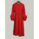 French niche heavy industry three-dimensional flower trouser long skirt small dress women's slim slim long sleeve dress