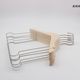 Maternity and baby store special children's clothes hanger unpainted solid wood suit clothes hanger children's one-piece clothes hanger customized LOGO