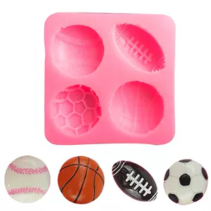 Tovolo Sports Ball Ice Molds - Football, Baseball, Soccer Ball