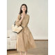 Inman Bat Sleeve Dress Women's New V-neck Seven-Class Bandage Long Skirt 18336128A