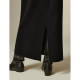 Inman slit straight hip-covered skirt 2024 winter women's clothing new elegant and versatile slim knitted one-step skirt
