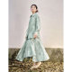 Inman new Chinese skirt for women in spring 2024 new Zen mid-length A-line skirt
