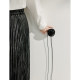 Inman design pleated PU pleated skirt for women in spring 2025 new high-end a-line midi skirt
