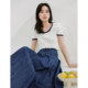 Inman Cool Hemp Denim Skirt for Women 2024 Summer New Mid-length Skirt 18424480