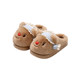 
Cute cartoon butter bear furry slippers for women autumn and winter new outer wear thick-soled home warm anti-slip cotton slippers