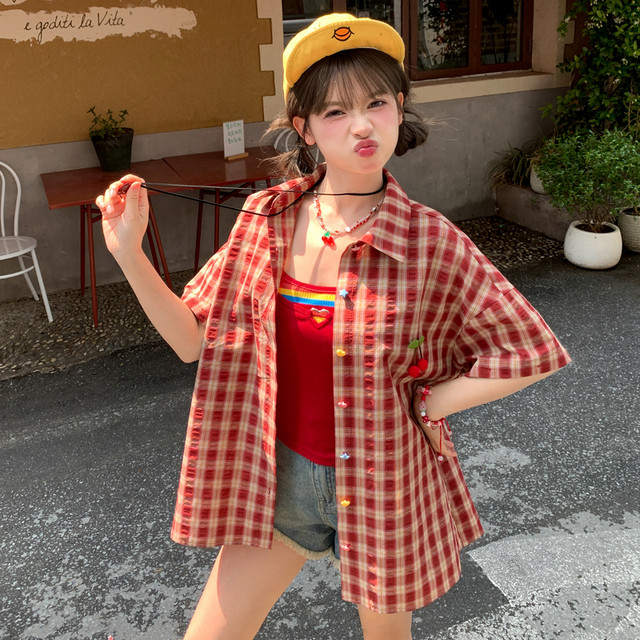 
Senwo Tribe Dopamine Early Autumn Long Sleeve Shirt Design Loose Two-Weared Shirt Women/Suspension Strap With Chest Pad