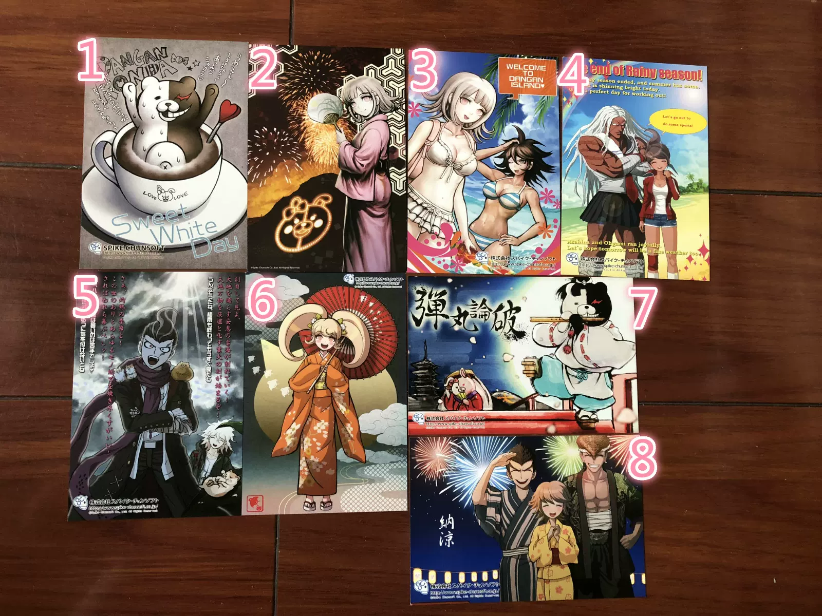 彈丸論破日版明信片大神櫻朝日奈黑白熊莫諾美 Taobao 彈丸論破日版明信片大神櫻朝日奈黑白熊莫諾美 Taobao