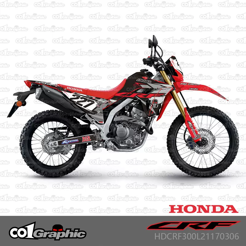 180705 Применимо к Honda CRF250L/300L 21-23 внедорожный мотоцикл_modified наклейки