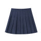 Sinan 2025 spring, autumn and winter fashionable items, woolen thickened commuter high waist A-line skirt, pleated half-body skirt