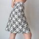 Go Girl Go homemade American retro plaid polka dot A-line skirt for women with high waist hip short skirt/middle skirt