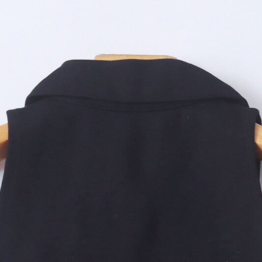 Lapel hollow embroidered shirt, new summer sleeveless short slim T-shirt, women's base shirt top 03282
