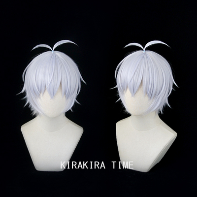 taobao agent [Kira Time] IDOLISH7 Feng Banzaka COSPLAY wig silver white teenager