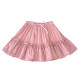 Sweet and versatile lace-up bow high waist slim fungus ruffled skirt anti-exposure short skirt cake skirt women