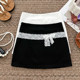 Sweet design lace lace bow with high waist slim skirt anti-exposure short skirt hip-cover skirt for women summer