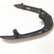 Motorcycle accessories modified rear shelf GY6 Fuxiou 3 Qiaoge 2nd generation JOG100 aluminum alloy tail wing