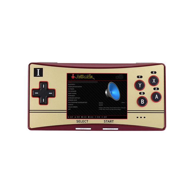 Raspberry Pi zero 2w handheld game console with WiFi 2.8-inch IPS display fully laminated handheld console