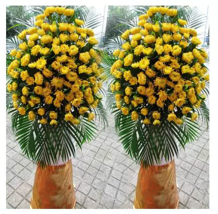 祭奠葬礼大花篮1 8米高代写挽联悼念死人殡仪馆花篮上海花市