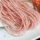 4-12mm natural snow pink Persian jade watermelon pink round beads loose beads DIY bracelet necklace beads bead accessories