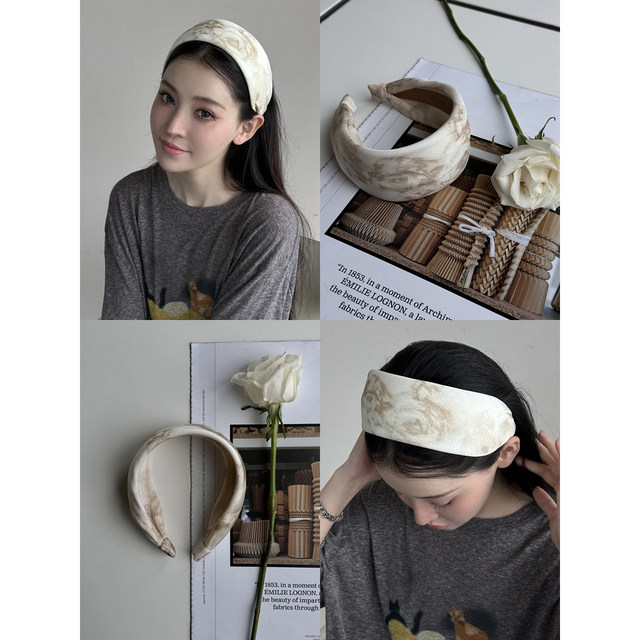 SOUL HUG 25 Spring and Summer New Products, same style as Dilraba Di Lieba, wide-edge atmosphere headband SOLSOL Buyer Store