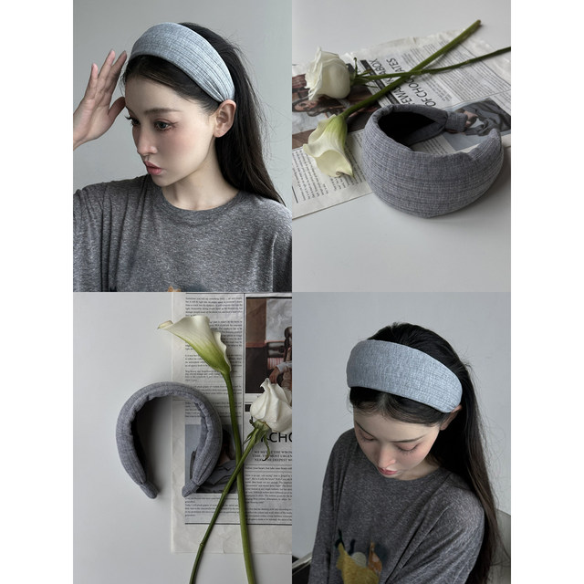 SOUL HUG 25 Spring and Summer New Products, same style as Dilraba Di Lieba, wide-edge atmosphere headband SOLSOL Buyer Store
