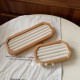Retro wooden octagonal ring log display tray jewelry box storage box earring earring necklace props