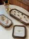 Retro wooden octagonal ring log display tray jewelry box storage box earring earring necklace props